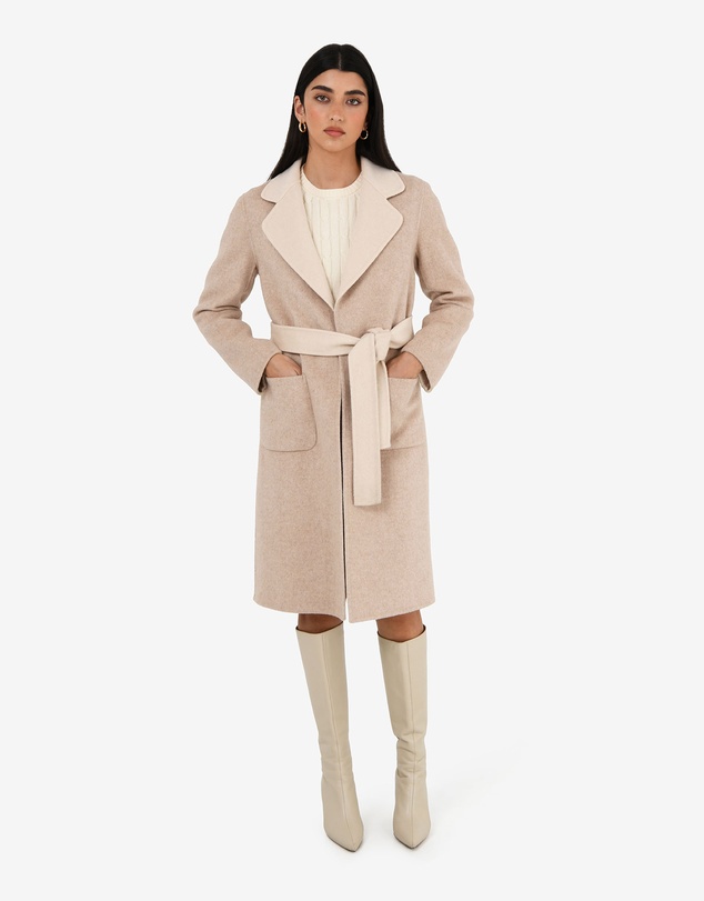 Forcast - Camille Wool Tie Coat