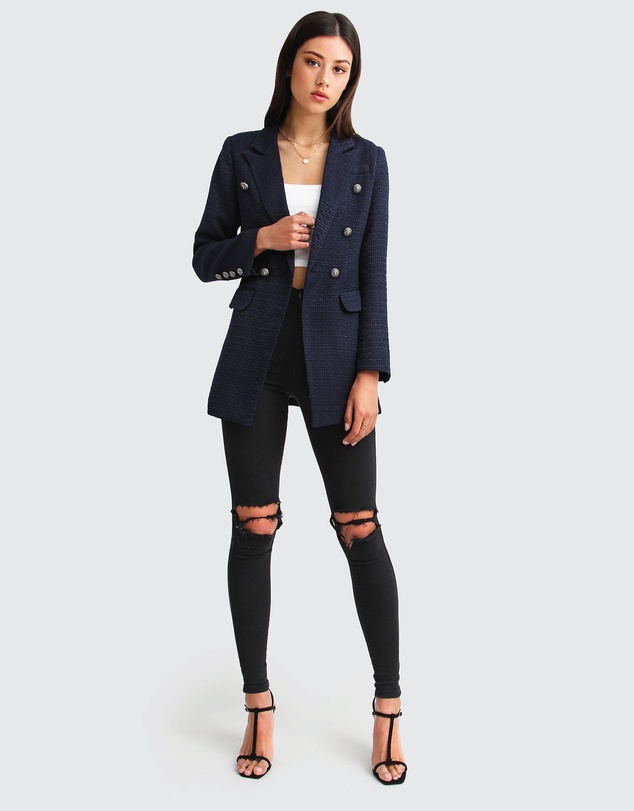 Belle & Bloom - Princess Polina Textured Weave Blazer