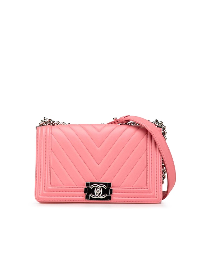 Pre-Loved by Azura Reborn - Pre-Loved chanel Boy Chanel Chevron Quilted Lambskin