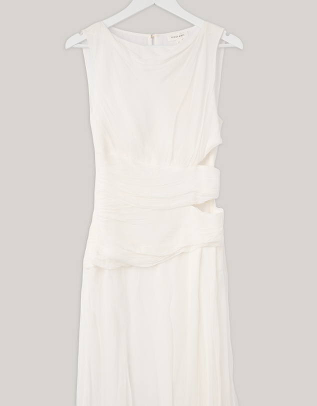 Revibe - Repaired Shona Joy Claude Side Split Maxi Dress - AU 8