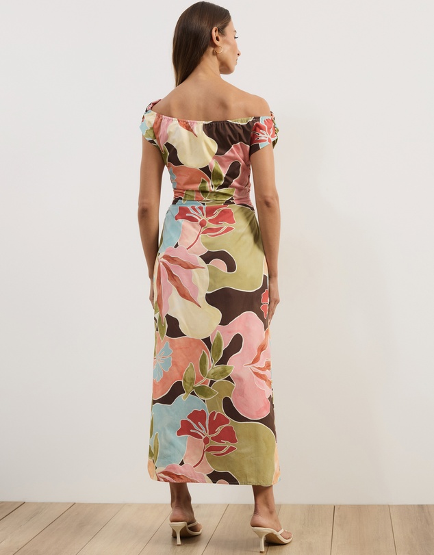 Atmos&Here - Janie Cotton Sateen Midi Dress