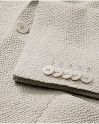 Calibre - Unstructured Textured Blazer Neutral