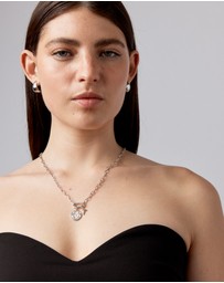Michael Hill - Diamond Accent Gemini Zodiac Pendant in Sterling Silver