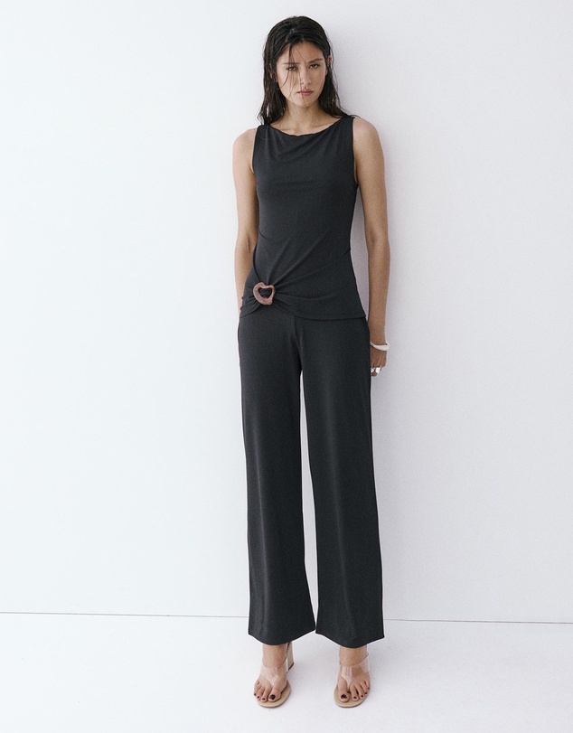 M.N.G - Jumpsuit With Resin Applique