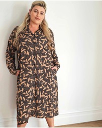 Hope & Harvest - French Girl Midi Shirt Dress
