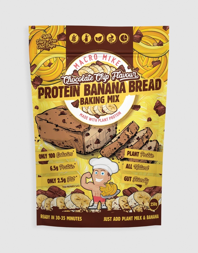 Macro Mike - Chocolate Chip Bread Almond Protein Baking Mix - 250g