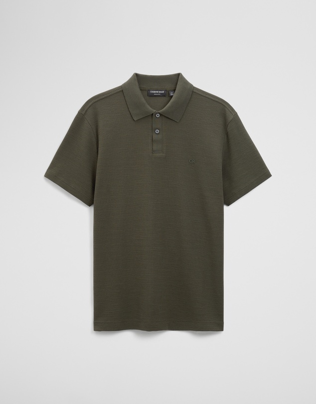 Country Road - Short Sleeve Waffle Button Polo