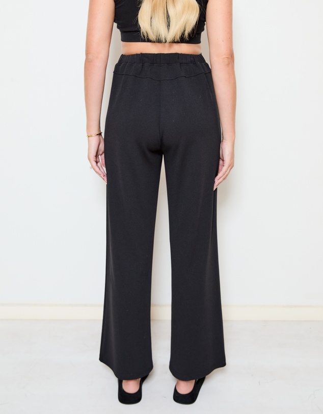 Soon Maternity - Pull-On Wide Leg Pants (Cropped)