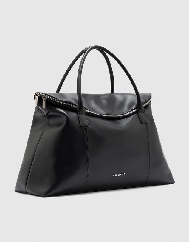 Nakedvice - The Hugo Black Silver Duffle Bag
