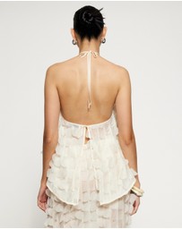 Lover - Este Ruffle Halter Top
