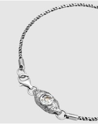 Haze & Glory - ICONIC EXCLUSIVE - Bracelet Men Topaz 925 Sterling Silver