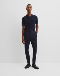 Country Road - Australian Cotton Blend Silk Button Polo