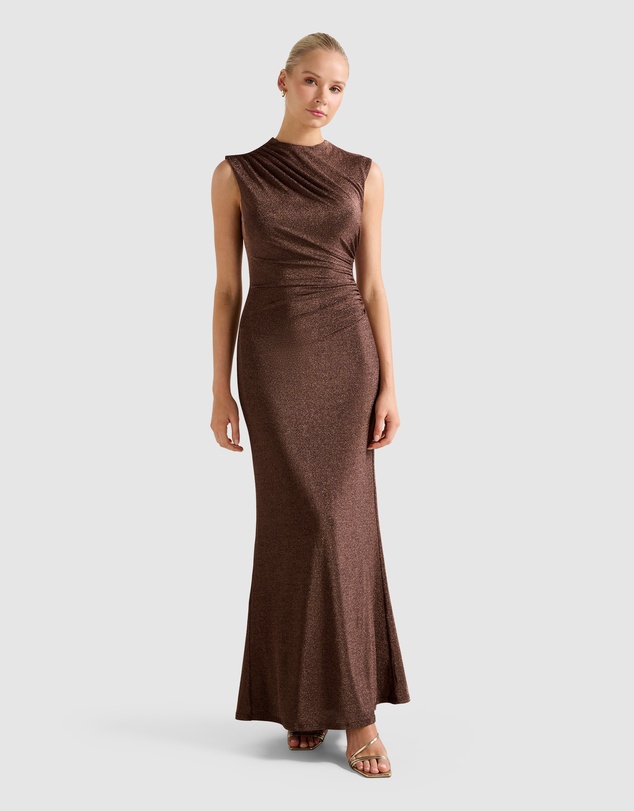 Forever New - Kristy Metallic Maxi Dress