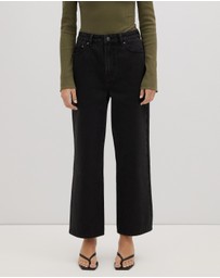 Dazie - Street Style Straight Leg Denim Jeans