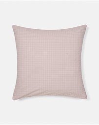 Linen House - Volley Check European Pillowcase