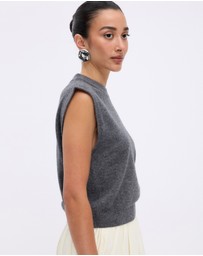 Minima Esenciales - Naya Cashmere Blend Knitted Top