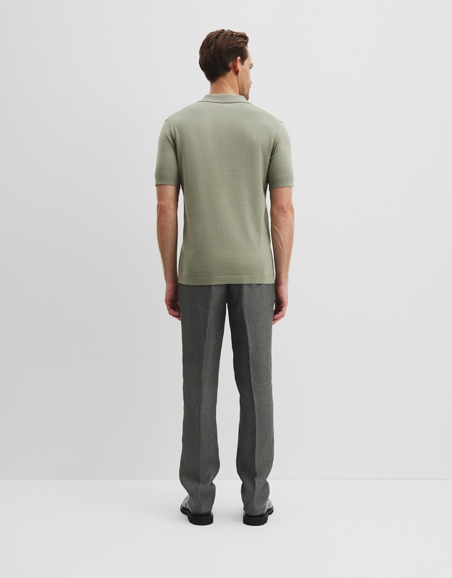 Country Road - Australian Cotton Blend Silk Button Polo
