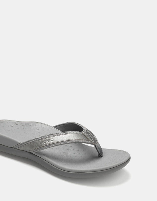 Vionic - Islander Toe Post Sandal - Pewter