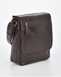 Cobb & Co - Kooyong Jr. RFID Leather Satchel