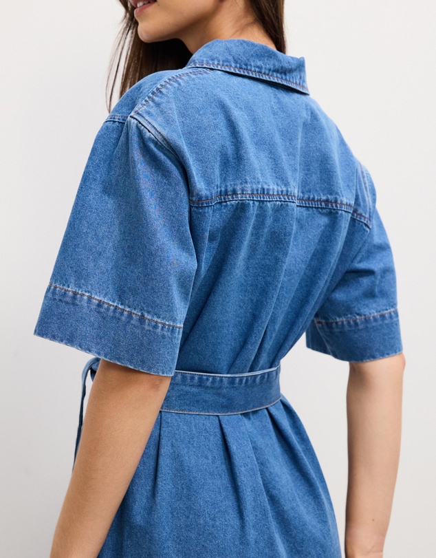 The Fated - Kate Denim Midi Dress