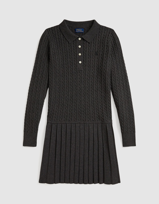 Polo Ralph Lauren - Mini-Cable Polo Sweater Dress - Teens