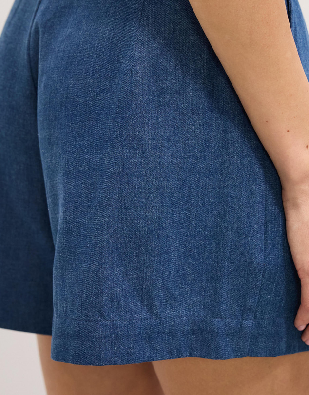The Fated - Belle High Waisted Soft Denim Shorts