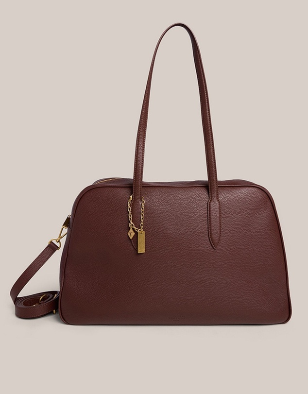 VESTIRSI - Vera Mahogany Large Bowler Bag