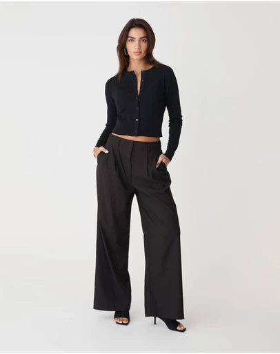 Forcast - Cassie Crew Neck Cardigan