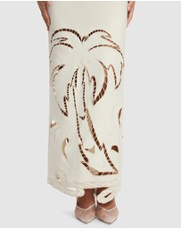 LEO LIN - Ava Applique Bustier Maxi Dress