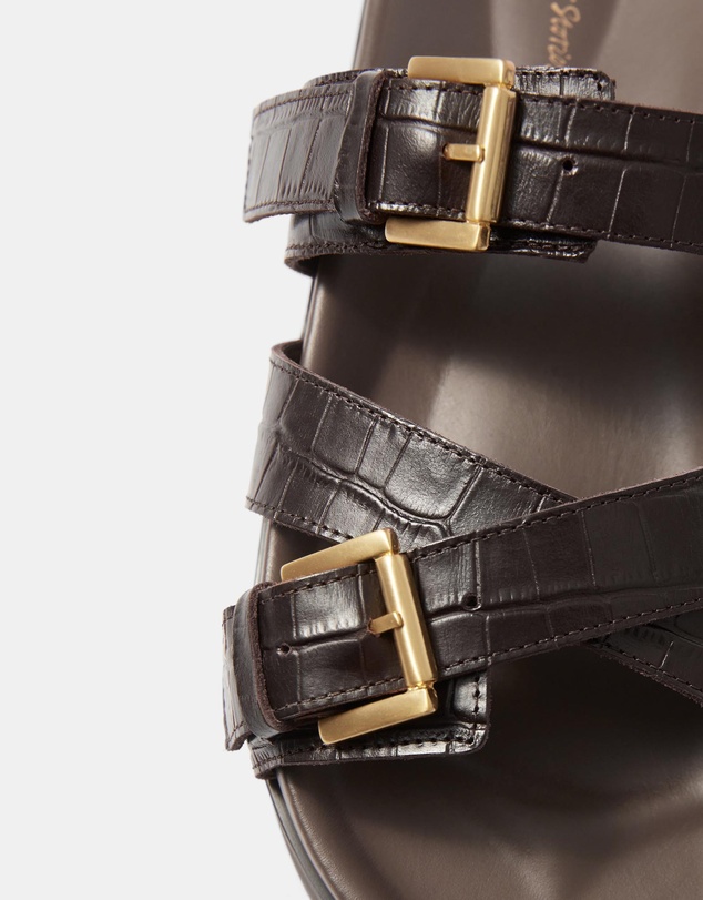 & Other Stories - Cross-Strap Leather Sandals