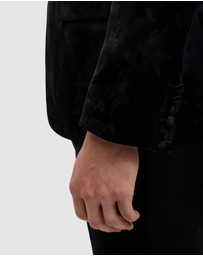 Politix - Matheson Jacquard Black Tie Tuxedo