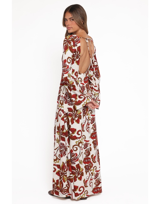 Petal & Pup - Inala Maxi Dress - Brown Floral