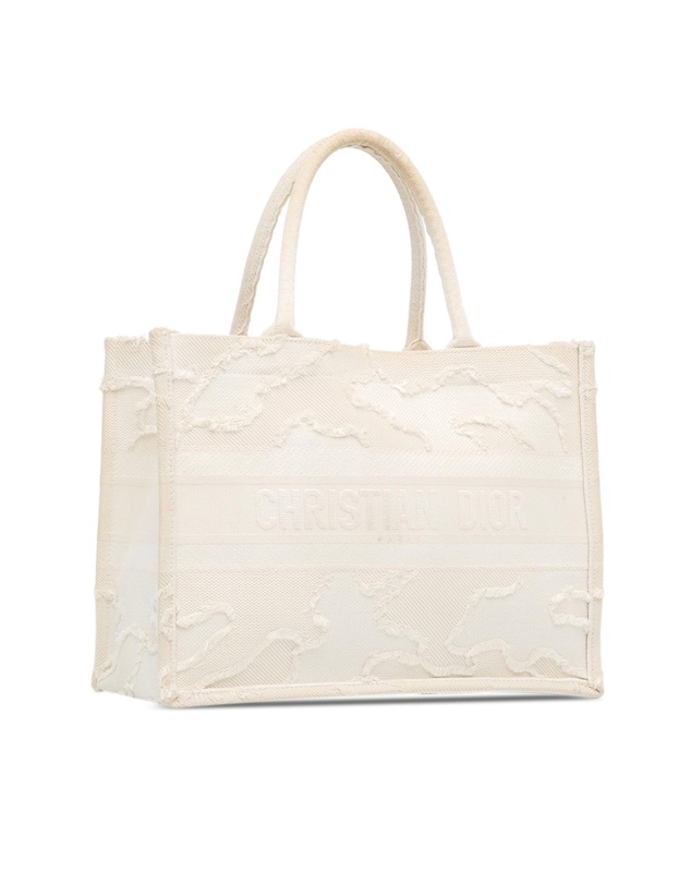 Pre-Loved by Azura Reborn - Pre-Loved dior Dior Book Tote Bag in Beige Canvas