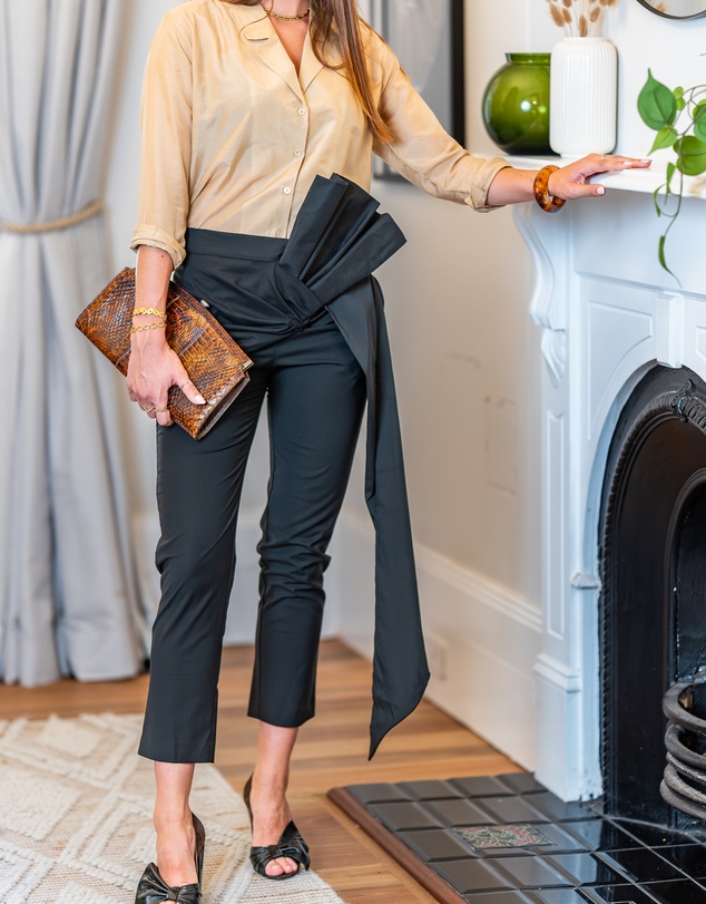 Youmsara - Draped Bow Pants