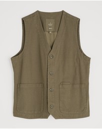 Seasalt - Seasalt Cornwall Green Tollgate Waistcoat