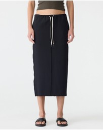 Bassike - Stretch Twill Minimal Skirt