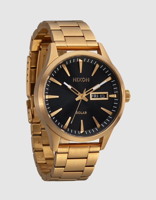 Nixon - Sentry Solar Stainless Steel