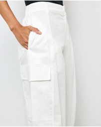 AERE - Organic Cotton Cargo Barrel Pants