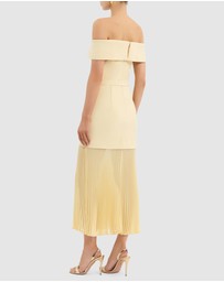 Rebecca Vallance - Muriel Off the Shoulder Midi Dress