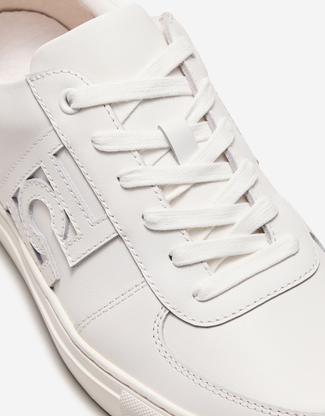 Calibre - Monogram Leather Sneaker White