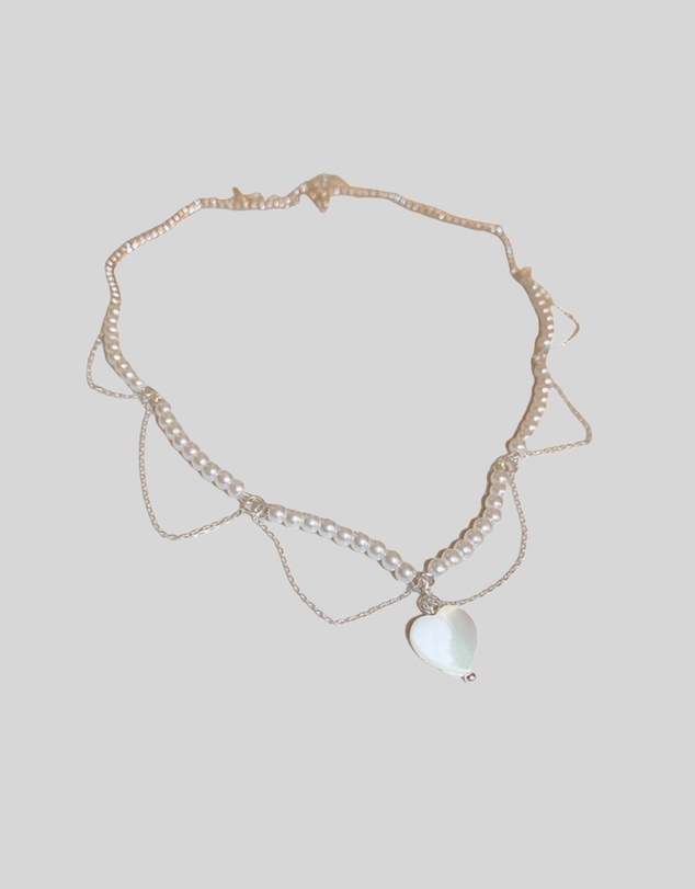 KAJA Clothing - Love Pearl Vintage Necklace-Pearl Necklace