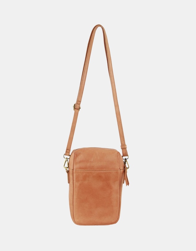 Pierre Cardin - Pierre Cardin Leather Embossed Phone Crossbody Bag
