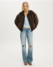 Cotton On - Oslo Faux Fur Jacket
