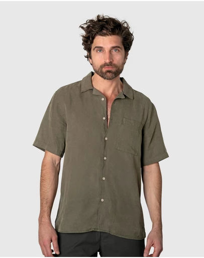 Mosmann - Avalon Short Sleeve - Khaki Green