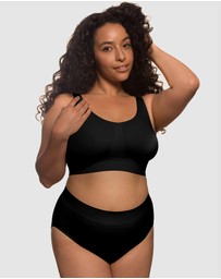 B Free Intimate Apparel - High Back Pull On Crop Top (C-D-DD-E-F-G-H) Cup