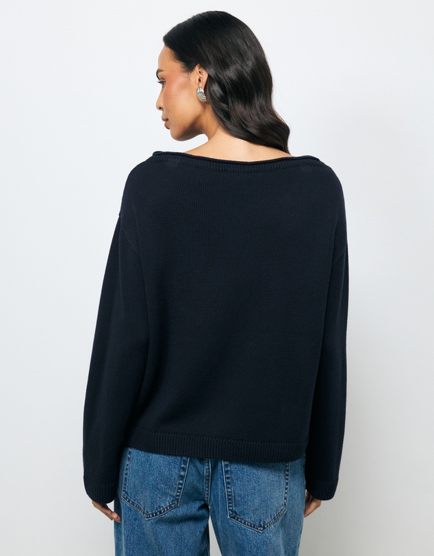 AERE - Nika Cotton Cashmere Knit Jumper