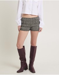 Subtitled - Gabby Gingham Bloomer Shorts