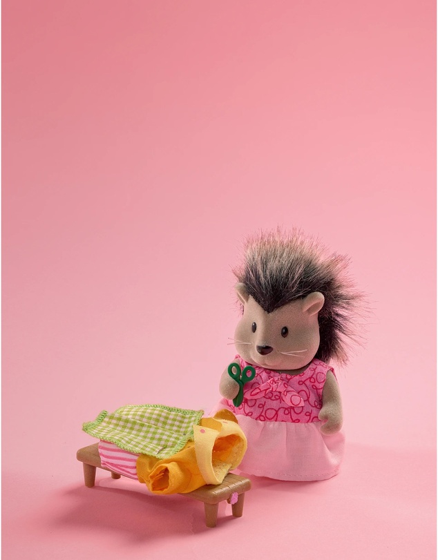 Lil Woodzeez - The McBristly Porcupines Miniature Animal Figurine Set
