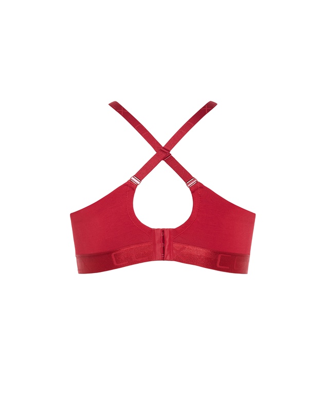 City Chic - Plus size Signature CCX Wireless Bra - shiraz