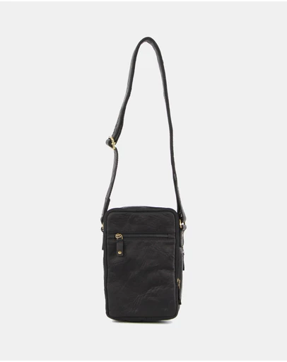 Pierre Cardin - Pierre Cardin Rustic Leather Cross Body Bag